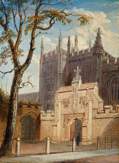 Pugin Gateway, Magdalen by Unbekannt Unbekannt